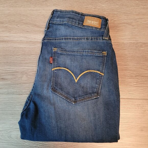 Levi's Legging Jeans Size 28 Low Rise Medium Light Wash Stretch Denim Western - Picture 3 of 10